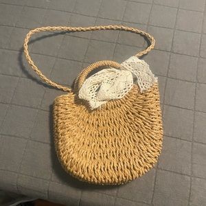 Woven handbag